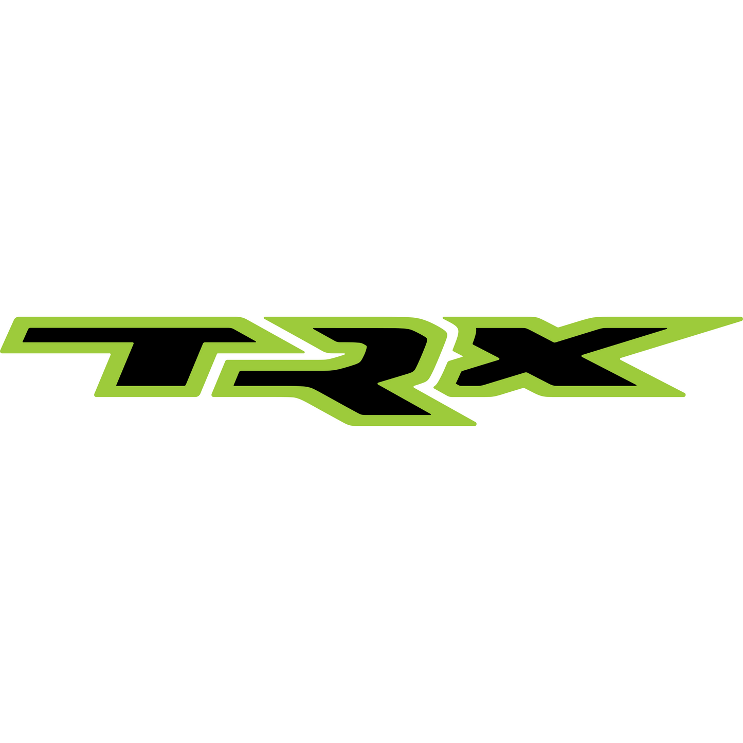 TRX Side Bed Graphic [Black Fill Color Outline]