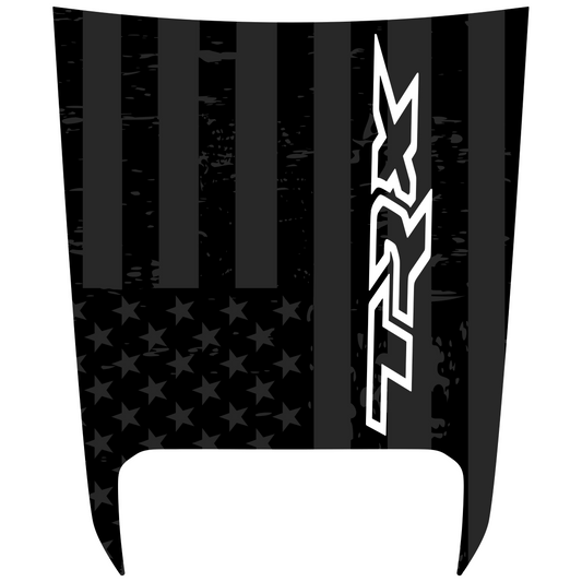 Ghosted Subdued American Flag Hood