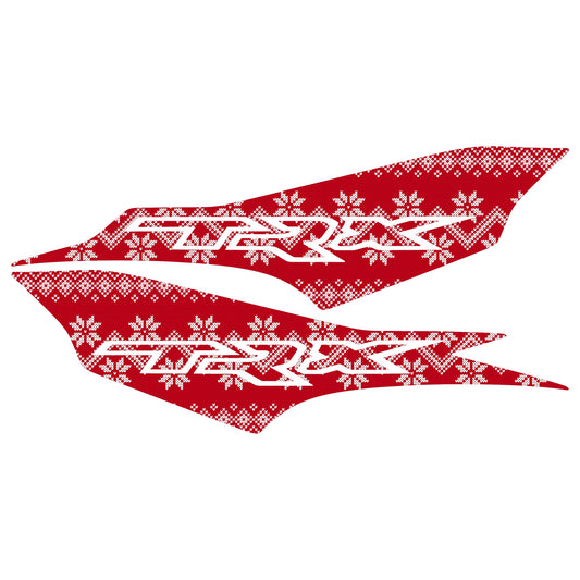 Christmas Pattern (Red) Ignition Edition Side Bed Graphic
